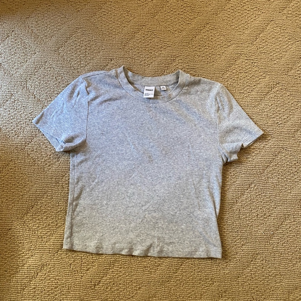 TNA HomeStretch Rib Crew Waist T-Shirt